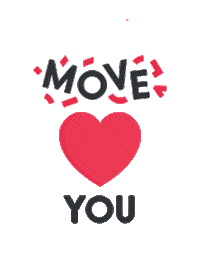 Love Sticker by Stichting Move