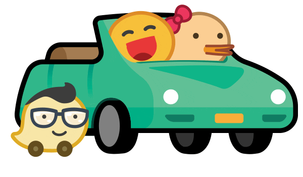 waze carpool dc Sticker by Vai de Carona