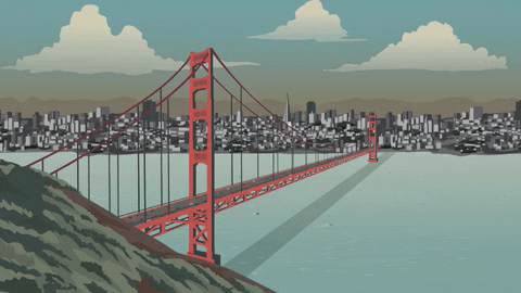 driving san francisco GIF by South Park 