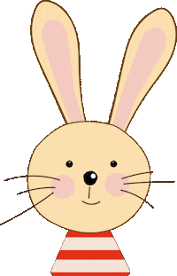 Happy Rabbit Sticker