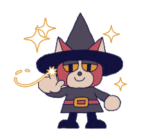 Cat Halloween Sticker by stapod