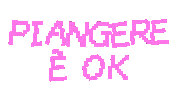 Piangere Sticker by Popcorn Gang