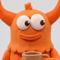Tired Coffee Break GIF by Momo & Tulus