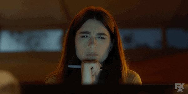 working aya cash GIF by You're The Worst 