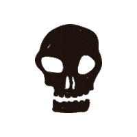 Skull Mouth Sticker by TheSeriousAgency