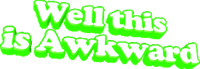 awkward text Sticker