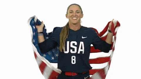 Excited Lets Go GIF by USA Softball