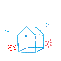 Home Flowers Sticker