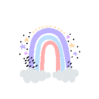 Rainbow Sticker by Oh Lala Cali
