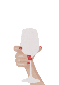 mylosoftpaint wine glass red wine pouring Sticker