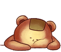 Tired Sleep Sticker
