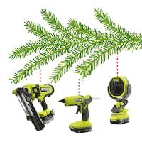 Power Tools Christmas Sticker by RYOBI Tools USA