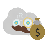 Money Take It Sticker