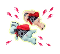 Superhero Sticker by Scamp & Dude