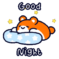 Good Night Sticker Sticker
