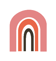 saradadaa fun rainbow retro vibe Sticker