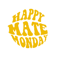 Happy Monday Sticker by Guayaki Yerba Mate