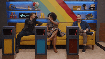 High Five Sam Riegel GIF by Dropout.tv