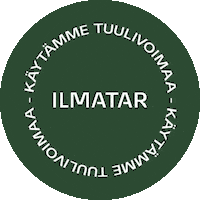 ilmatar green power energy wind Sticker