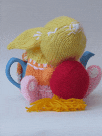 New Year Bunny GIF by TeaCosyFolk