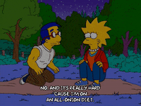 lisa simpson picnic GIF
