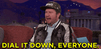 Calm Down Nick Swardson GIF by Team Coco
