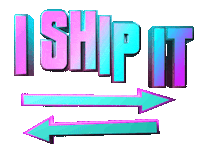 text i ship it Sticker