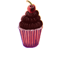 Chocolate Cherry Sticker