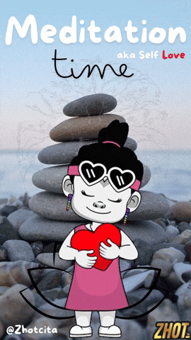 Meditat Look Within GIF by Zhotcita