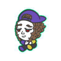 Hair Neon Sticker