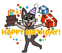 Happy Dog Sticker