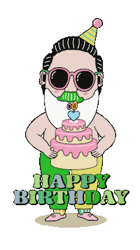 Happy Birthday Sticker