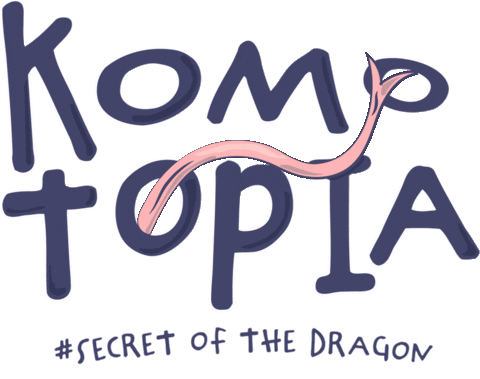 Utopia Komodo Sticker by monturestudio