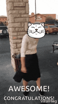 Awesome Congrats GIF by ShiroNeko