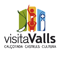 VisitaValls castells valls calcotada visitavalls Sticker