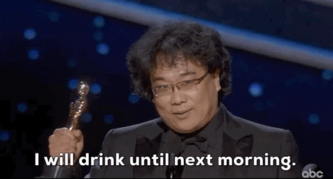 Bong Joon Ho Reaction GIF by The Academy Awards