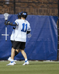 Duke Lacrosse Celebration GIF by Duke Athletics