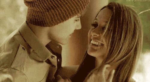 boy and girl love GIF