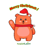 Merry Christmas Sticker by Health Fusion