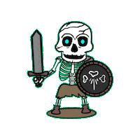 Halloween Monster Sticker