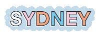 Sydney Harbour Australia Sticker by Megan McKean