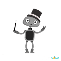 cabuu cute magic adorable robot GIF