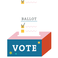 Vote Voting Sticker by California College of the Arts