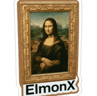 Mona Lisa Art GIF by ElmonX