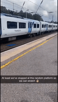 Commuters Stranded at Harlington Platform as Power Cut Disrupts Travel Across London