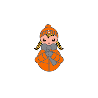 SpireEnergy happy girl winter energy Sticker