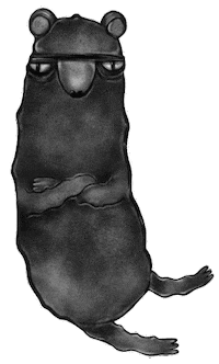 timianwolf animal sleep bear creepy Sticker