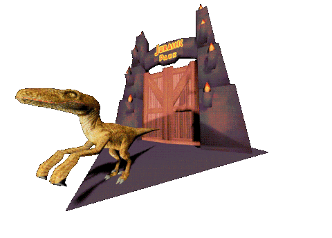 Jurassic Park 3D Sticker by MANGOTEETH