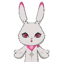 Bunny Rabbit Sticker by Fluffey