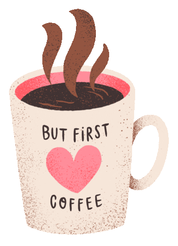 But First Coffee Sticker by Susann Hoffmann